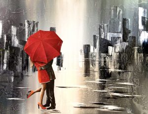 Romance sous la pluie